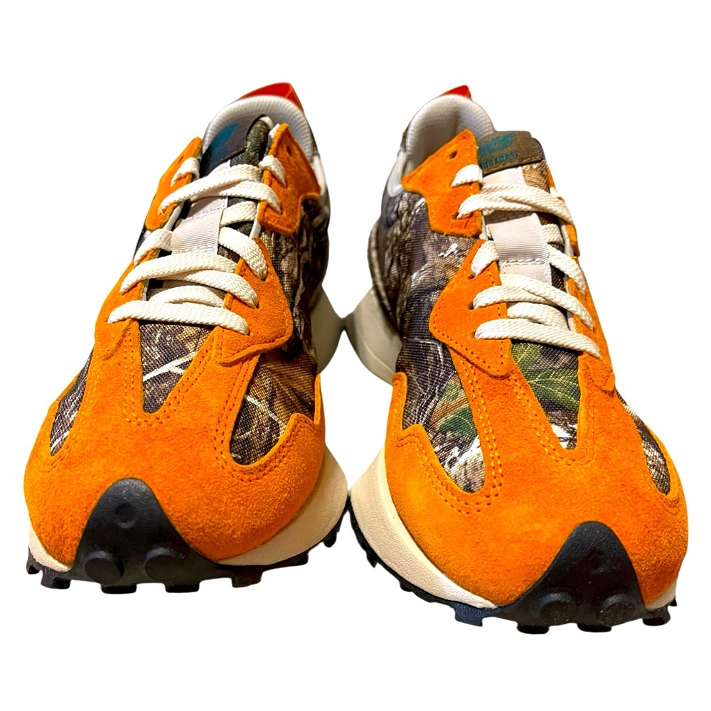 🌟🌟🌼NIB New Balance Men's Realtree x atmos x 327 'Orange and Camouflage Sneakers